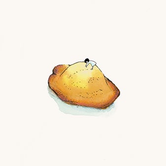 Illustration d'une madeleine